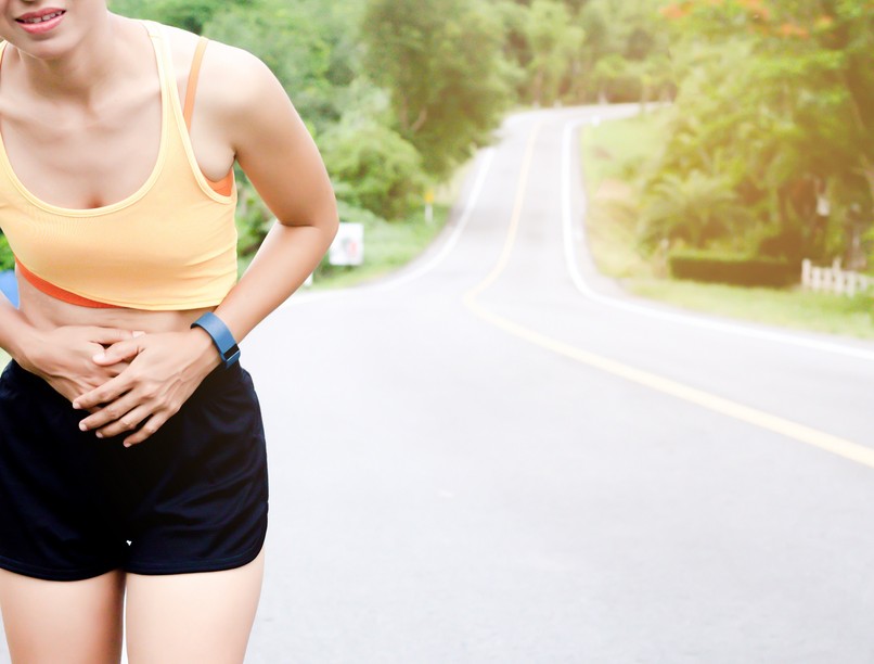 futás után hasgörcs székrekedés