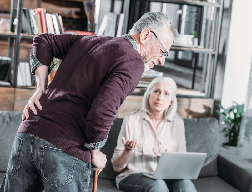 öregség, idős kor, fájdalom, mozgás