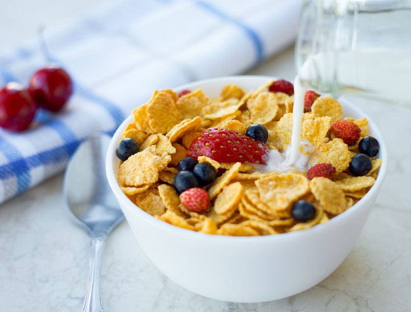 IR egészséges étel kerül