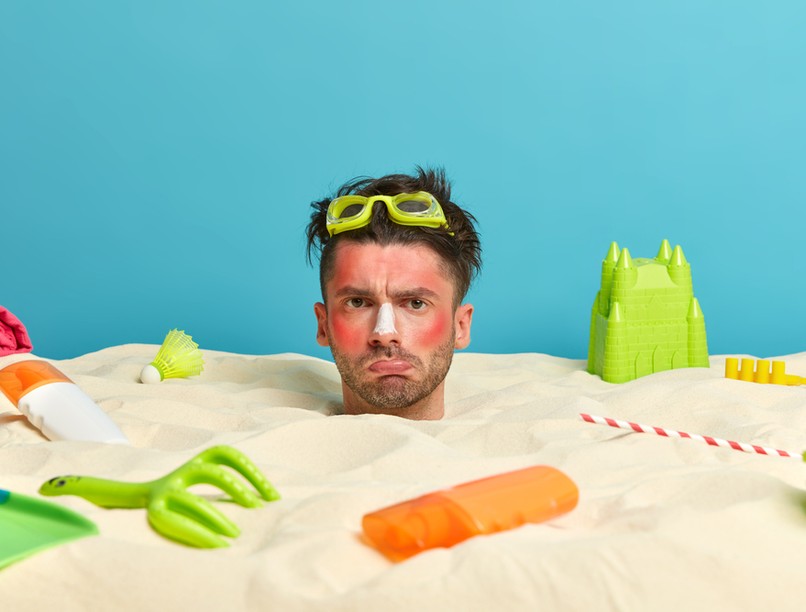 napégés, fejbőr, homlok, fényvédelem, ödéma, orvos válaszol