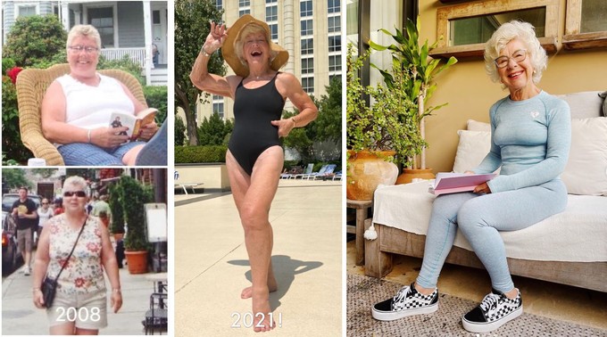 Döbbenetes átváltozás: túlsúlyos nyugdíjasból 75 évesen fitnesz influenszer lett! című cikk nyitóképe