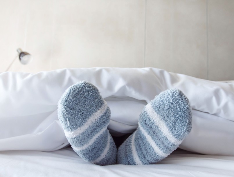 alvás zokniban jó vagy rossz