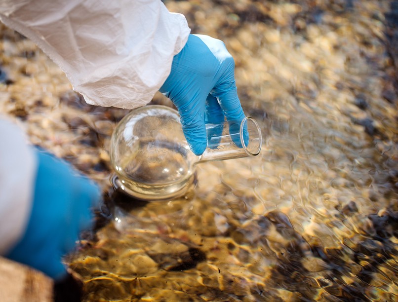 vízvizsgálat, glifozát