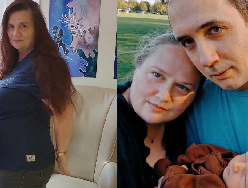 saját unokáját szülte meg