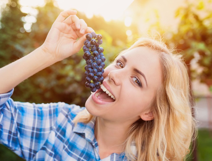szőlő, gyümölcs, egészséges étkezés, táplálkozás