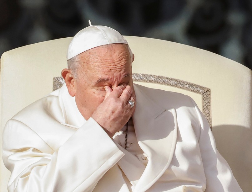 ferenc pápa oxigénterápia