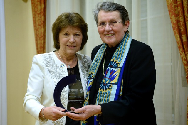 Ádány Róza professzor kapta a WHO díját