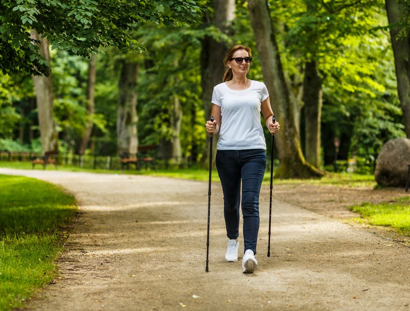 nordic walking, sport, séta, mozgás