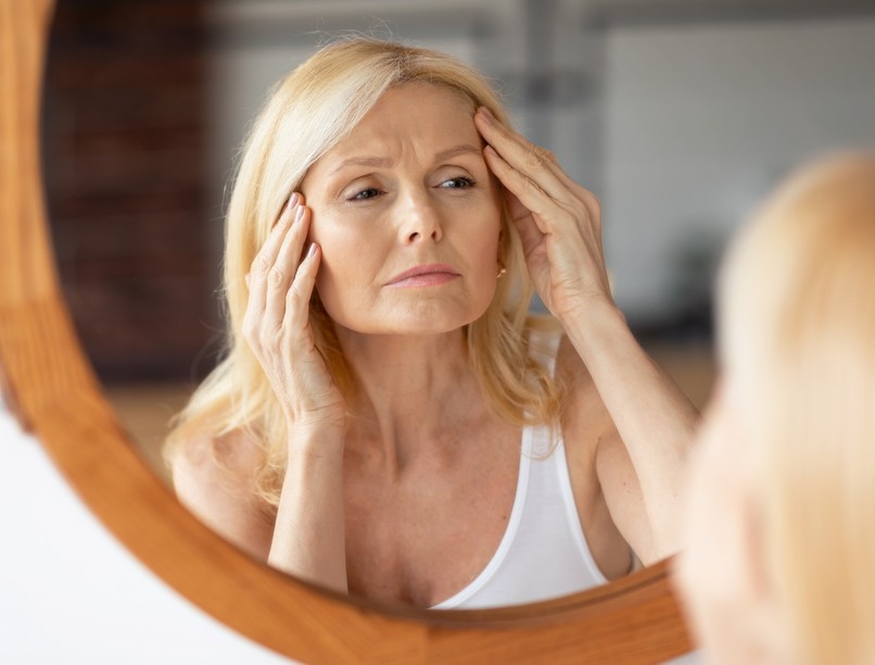 öregedés, arc, ránc, kor