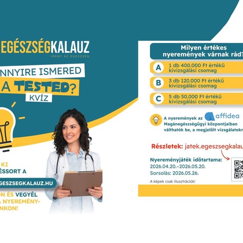 "Mennyire ismered a tested?" Indul a nyereményjáték – 400 000 Ft értékű fődíj várja! című cikk nyitóképe