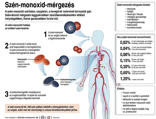 Valós veszély: a szén-monoxid mérgezés
