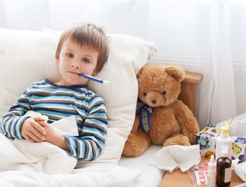influenza, koronavírus, megbetegedés, gyermek