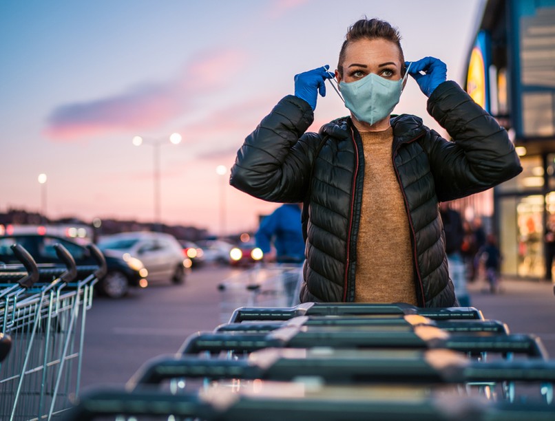 koronavírus, covid-19, bevásárlás, karácsony