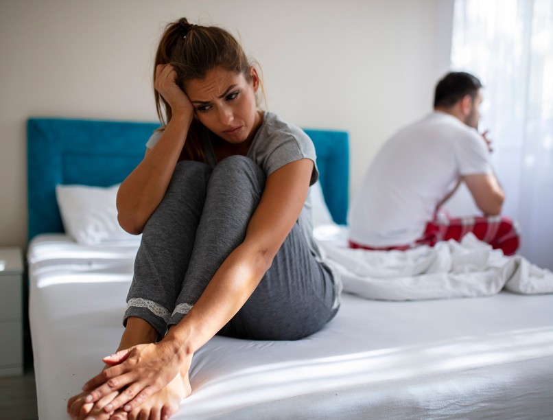 fájdalmas, együttlét, szex, ok, házasélet, hüvelyszárazság