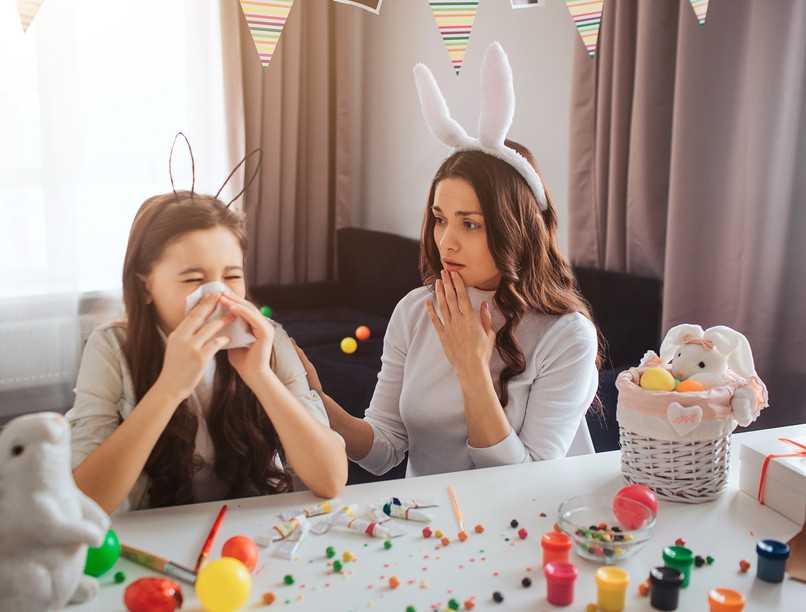 allergiás betegségek, immunológia, húsvét, tüsszögés