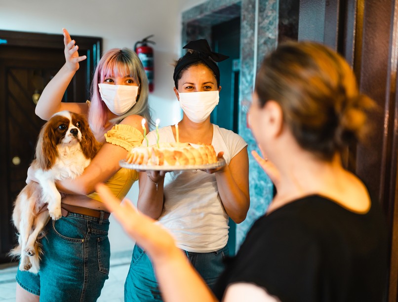 koronavírus, covid, szülinap