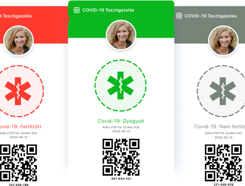koronavírus, mobil, koronavírus-teszt