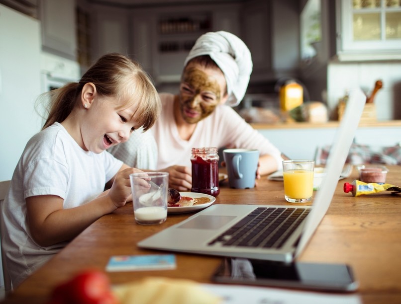 egyszülős család étkezési szokás tápláló egészséges ételek