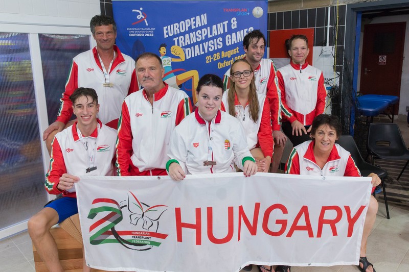 A Magyar Szervátültetettek Szövetségének csapata összesítésben a 2. helyen végzett az oxfordi EB-n