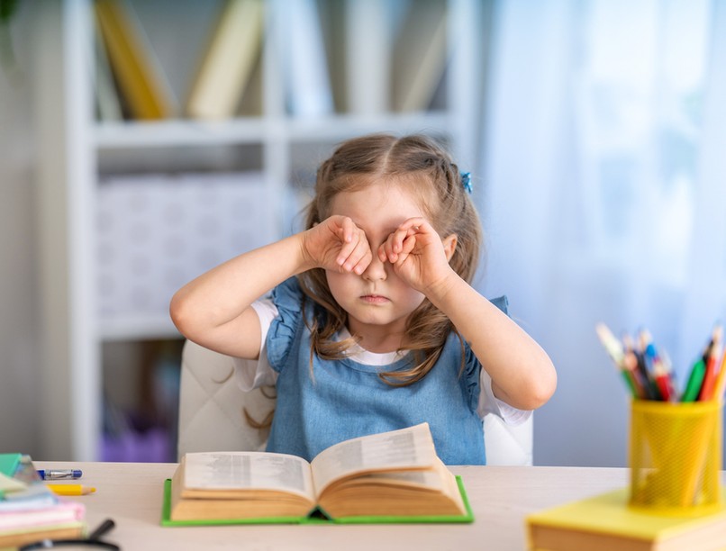 gyerek, sikola, látás