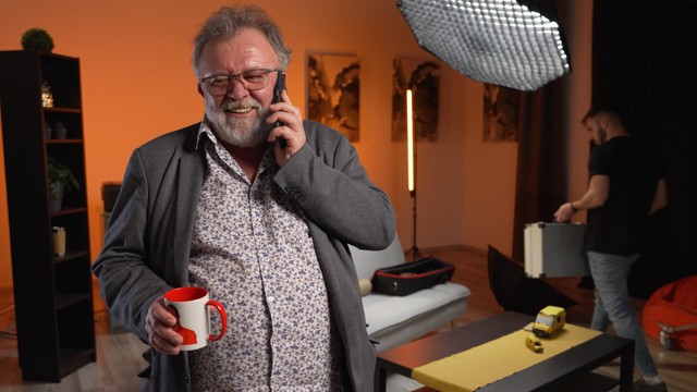 Nem várt meglepetés érte Csuja Imrét a Mentőalapítvány forgatásán