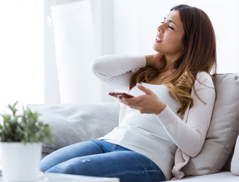 szemszárazság, nyakfájás, mobil, hátfájás