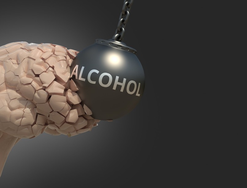 alkohol hatása máj agy