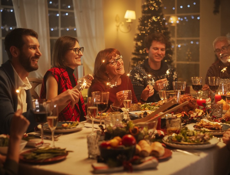 karácsony, ünnep, étel, hagyományos