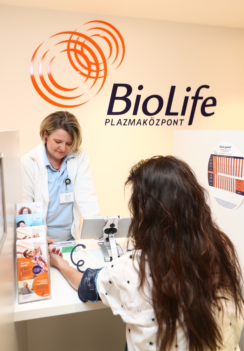 Vérnyomásmérés plazmaadás előtt