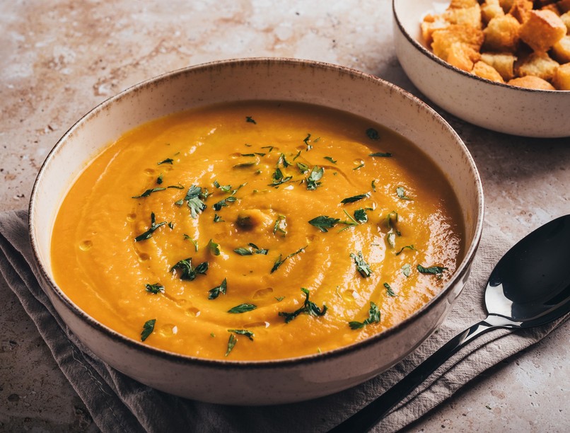 sütőtök, leves, krémleves, recept