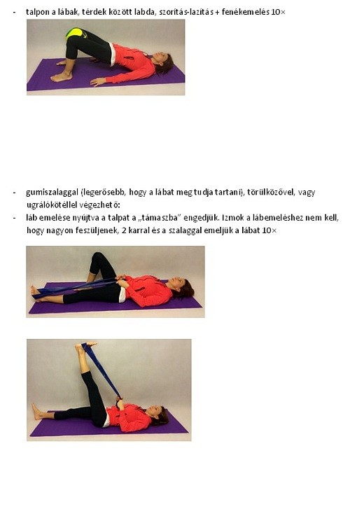 Nyiroködéma gyógytorna gyakorlatai karon, lábon