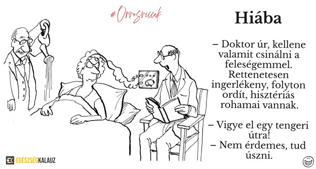 Orvos viccek, napi mosoly: hiába!