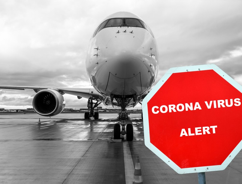 koronavírus, utazás