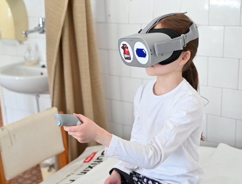 daganatos gyermekek, daganatos betegségek, játék, virtuális valóság