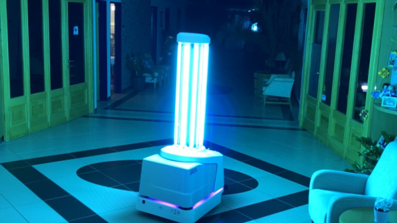 koronavírus, covid, robottechnológia, fertőtlenítés