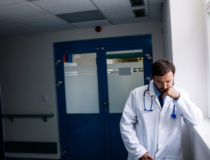 pszichiátria, beteg, megfullad