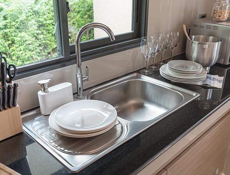 mosogató, szódabikarbóna, takarítás, tisztítás, mosogatás