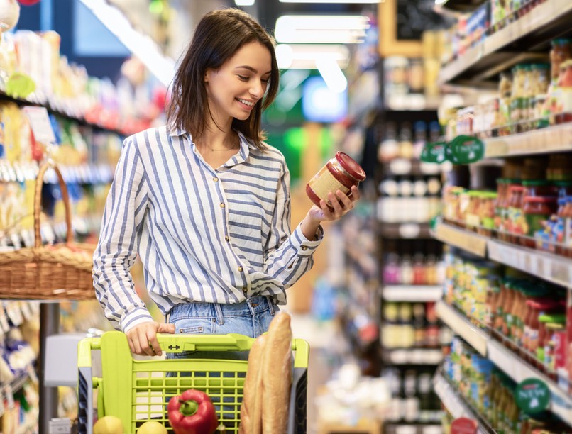 vásárlás, élelmiszer, fizetés nélkül, applikáció
