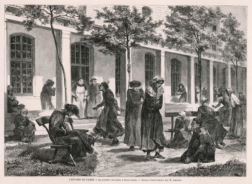 Női elmebetegek Párizsban