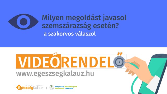 Milyen megoldást javasol szemszárazság esetén?