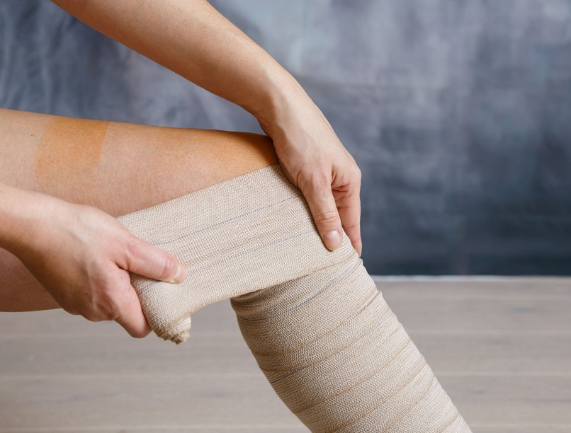 lábdagadás ellen kompressziós kötés hogyan