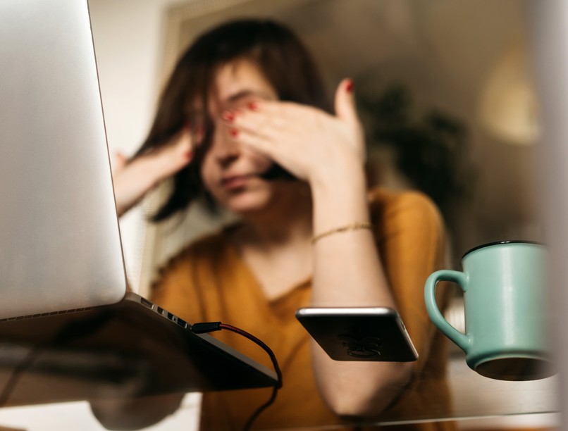 száraz szem, képernyő, monitor, szembetegség