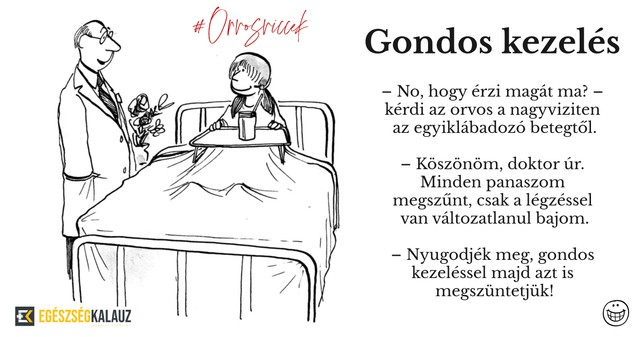 Orvos viccek, napi mosoly: gondos kezelés