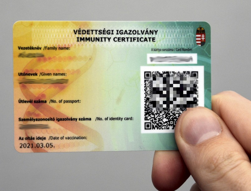 vedettsegi igazolvany, szolgáltatások, újranyitás, oltás, koronavírus