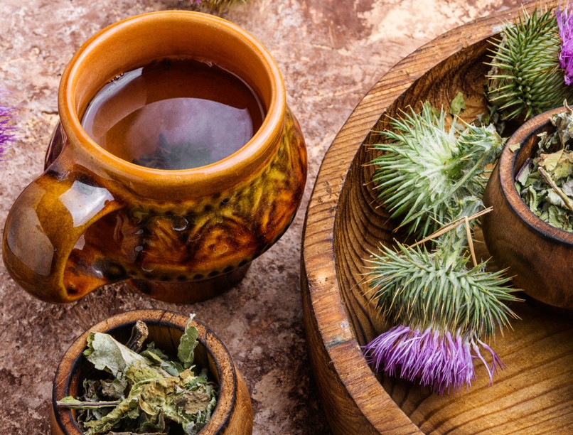 máriatövis őszbogáncs hatása használata májvédő májerősítő gyógynövény