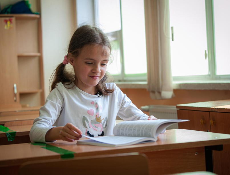 ukrajna, menekült, gyerek, beteg