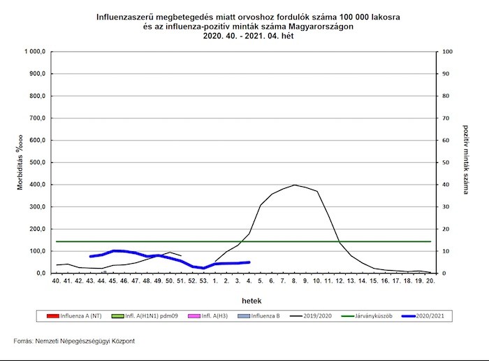 Az influenza is sokakat ledöntött a lábáról