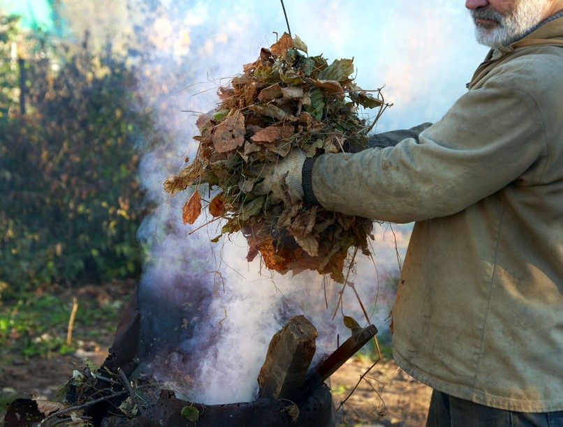 őszi avarégetés szennyezés veszély