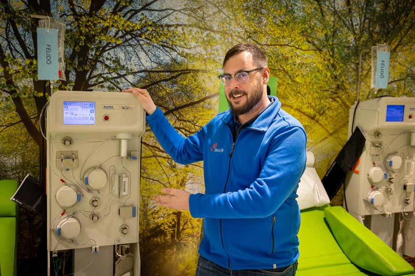 Dr. Tarcsai András, a BioLife Operations Group Managere és a Biolife Lurdy plazmaközpontjának vezetője