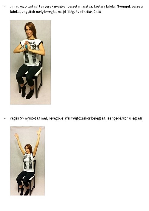 Nyiroködéma gyógytorna gyakorlatai karon, lábon